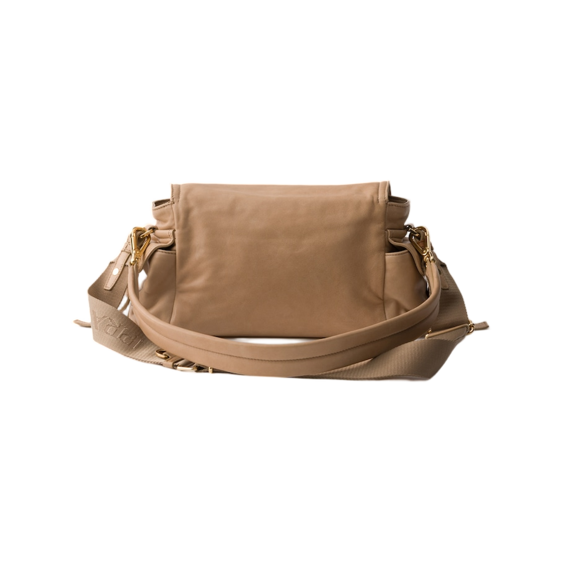 프라다 익스플로어 미디움 나파 레더 숄더백 플랩 샌드 베이지(Prada Explore Medium Nappa Leather Shoulder Bag with Flap Sand Beige) - 2