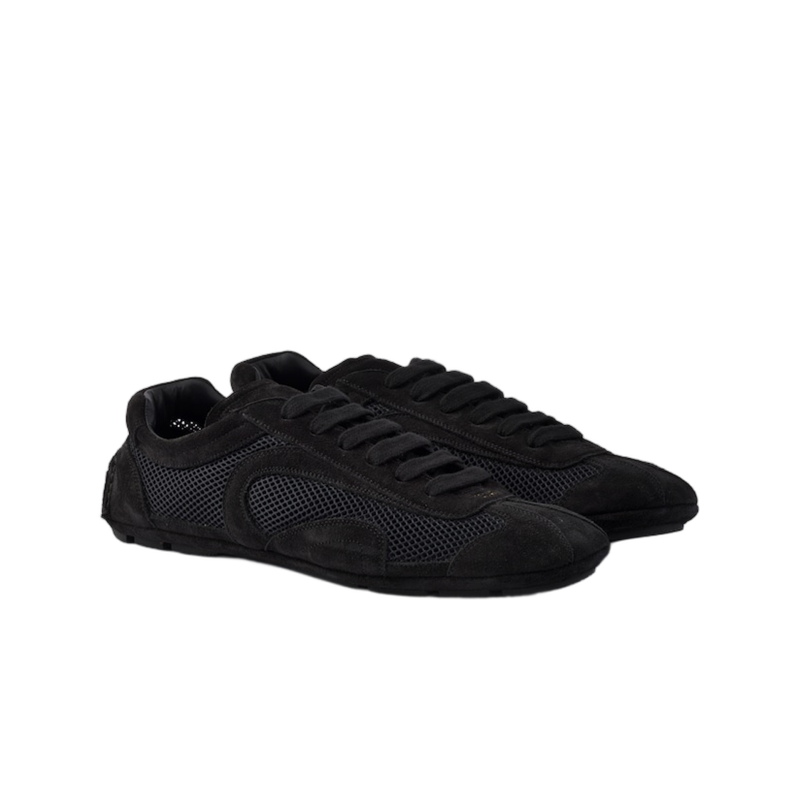 프라다 몬테카를로 리에디션 2005 스웨이드 앤 메쉬 스니커즈 블랙(Prada Montecarlo Re-Edition 2005 Suede and Mesh Sneakers Black) - 2