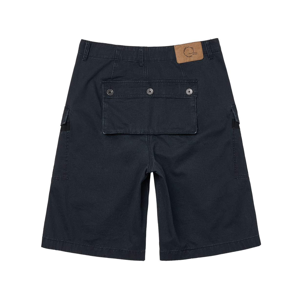 조우 몽키 포켓 카고 쇼츠 워시드 네이비(CHOWOO Monkey Pockets Cargo Shorts Washed Navy) - 2