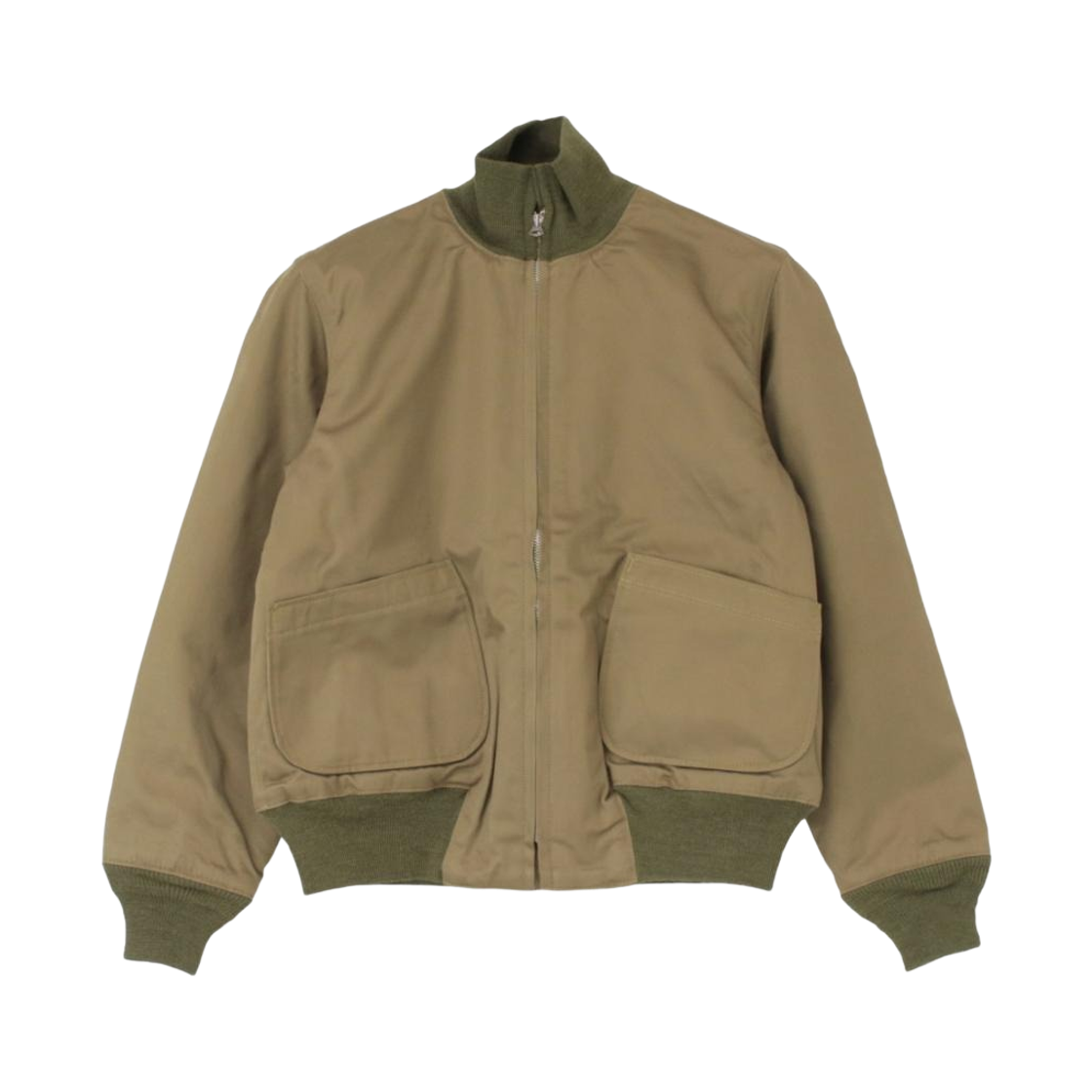 버즈 릭슨 타입 탱커스 패치 포켓 버즈 릭슨 컴뱃 자켓 라이트 올리브 드랩(Buzz Rickson's Type Tankers Patch Pocket Buzz Rickson Combat Jacket Light Olive Drab) - 1