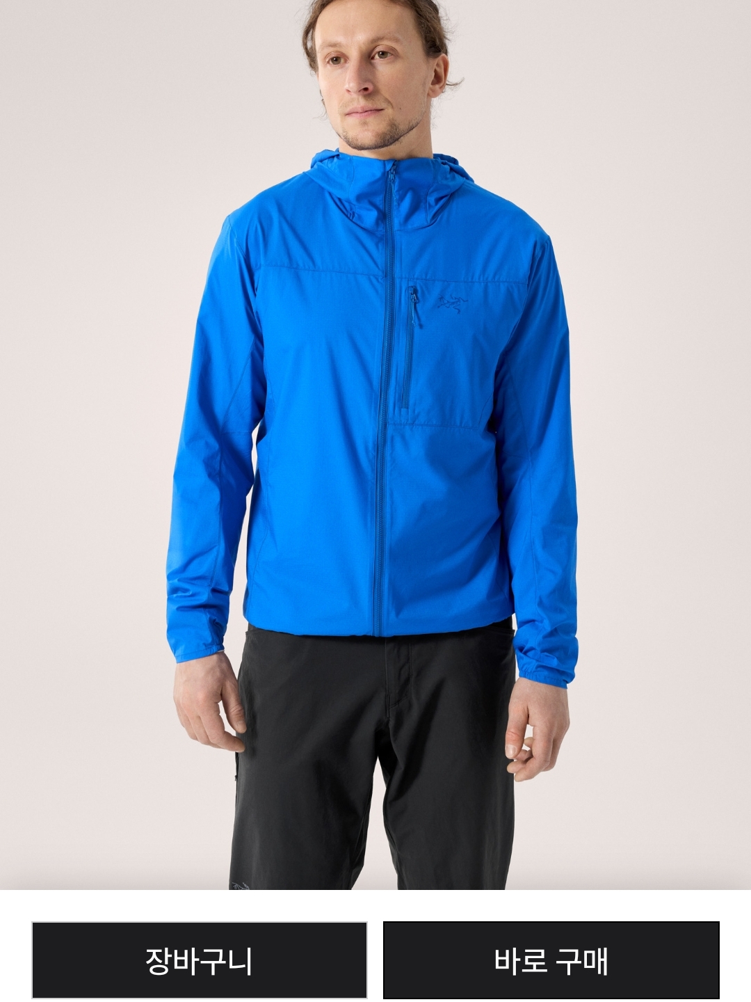 Arc'teryx Squamish Hoody Black, Arc'teryx Squamish Hoody Mantis 착용 스타일 - 3