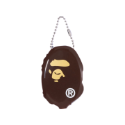 BAPE Ape Head Coin Case Brown