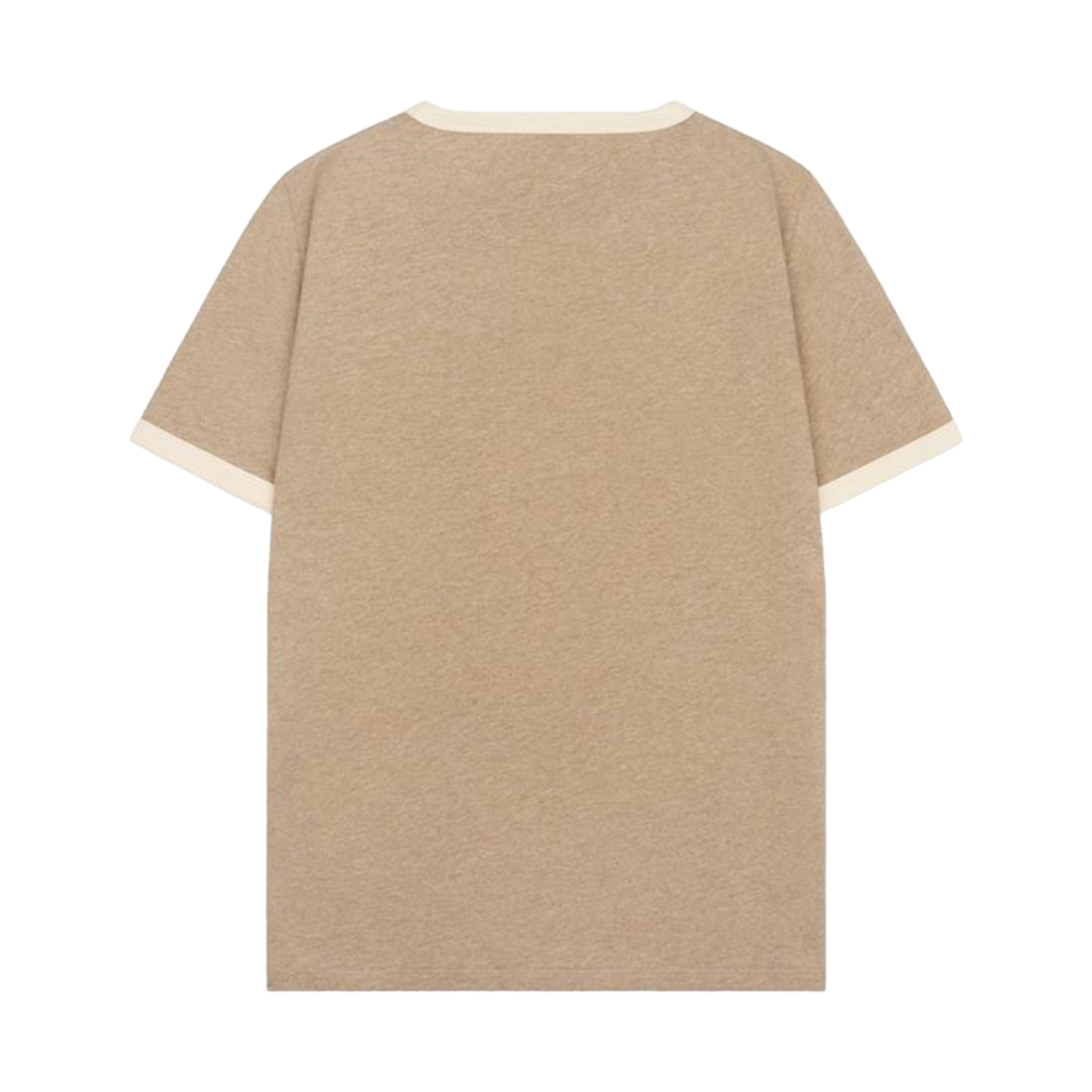 (W) 셀린느 70's 트리옹프 티셔츠 코튼 저지 라떼 멜란지 라이트 샴페인((W) Celine 70'S Triomphe T-Shirt in Cotton Jersey Latte Melange Light Champagn) - 2