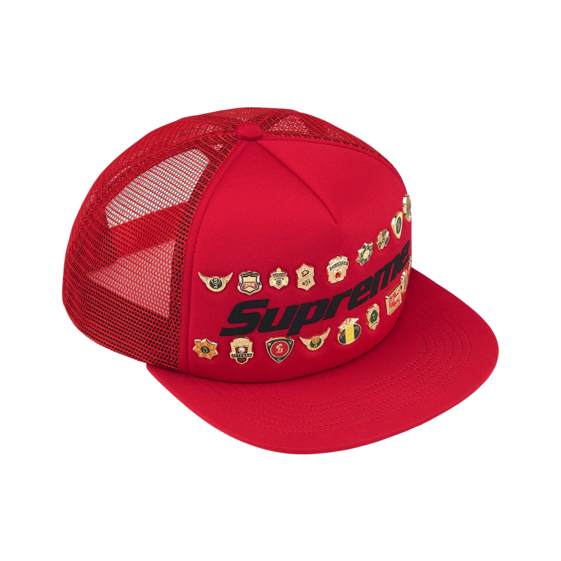 슈프림 핀 메쉬 백 5-패널 레드 - 26SS(Supreme Pins Mesh Back 5-Panel Red - 26SS) - 2