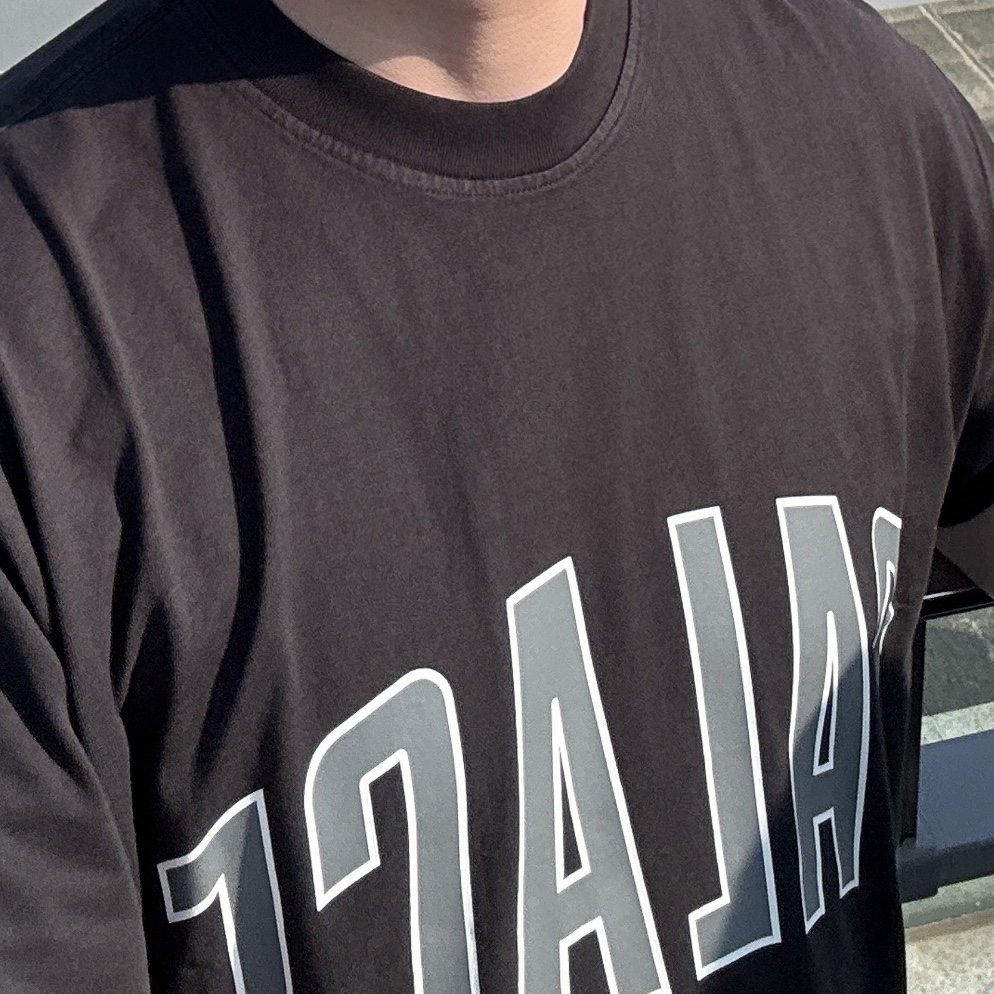 Palace Athletic Heavy T-Shirt Black - 24FW 착용 스타일