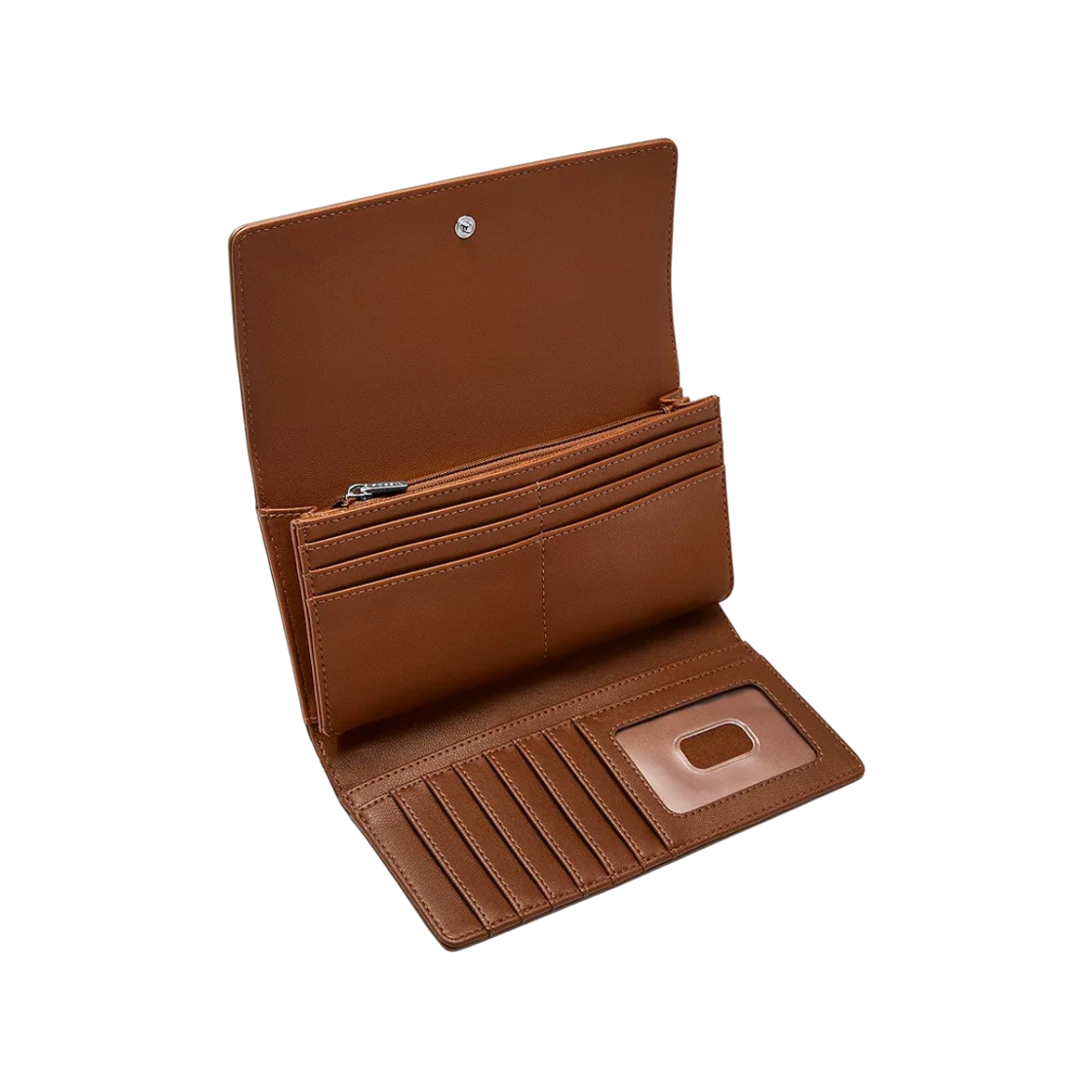 파슬 로건 레더 RFID 플랩 클러치 월렛 스모크(Fossil Logan Leather RFID Flap Clutch Wallet Smoke) - 2