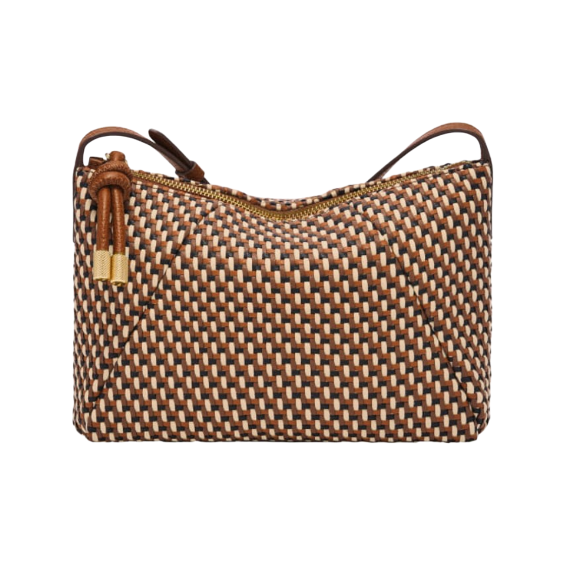 파슬 헤리티지 호보백 뉴트럴 우븐(Fossil Heritage Hobo Bag Neutral Woven)