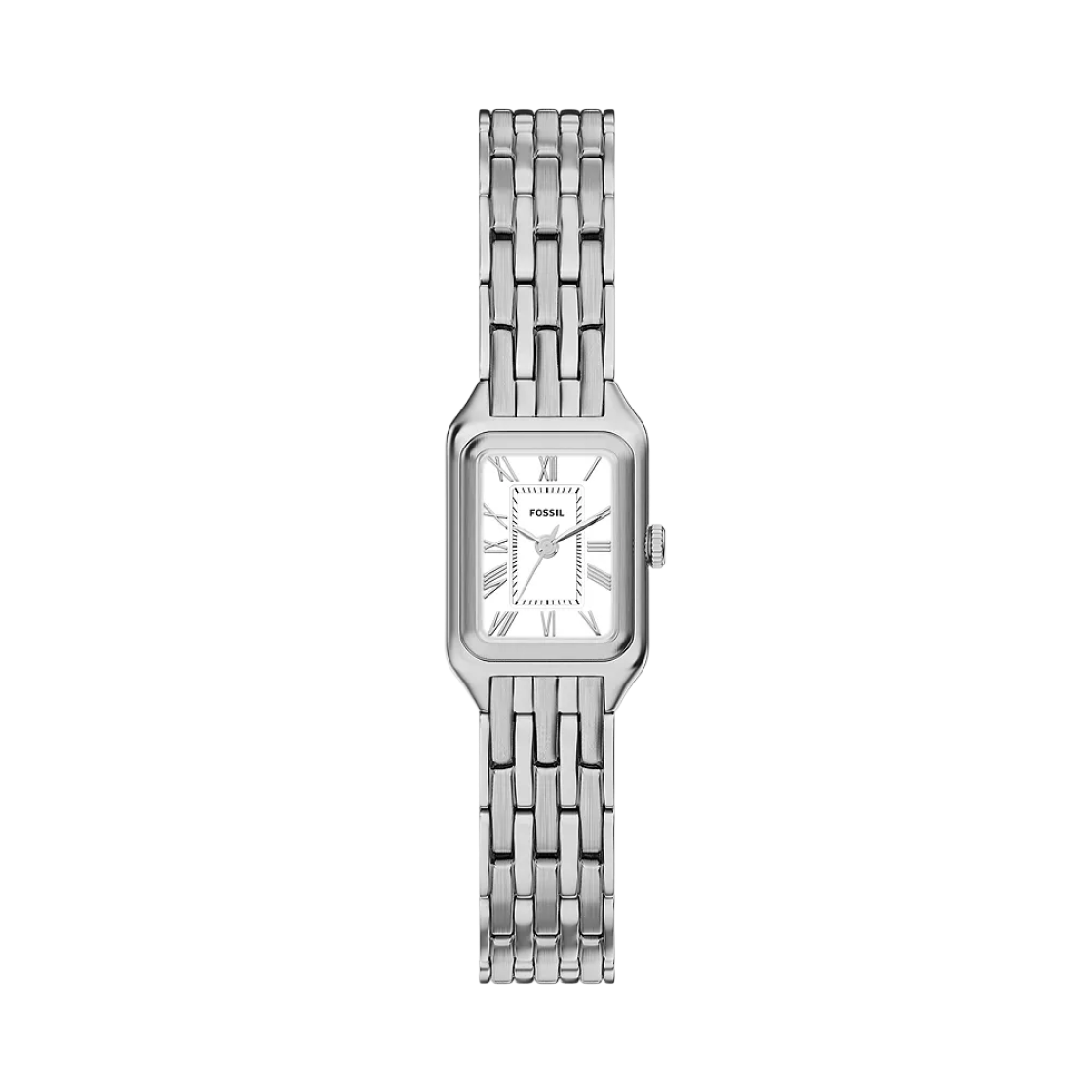 ES5469 (W) Fossil Raquel Mini Quartz Three-Hand 18mm Stainless Steel White Silver