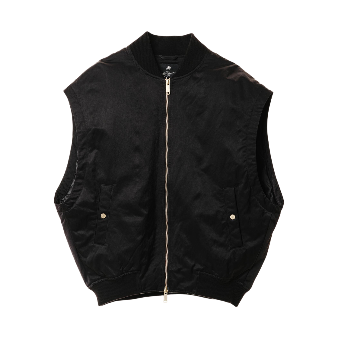 자라 x 윌리 차바리아 오버사이즈 봄버 질레 블랙