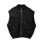Zara x Willy Chavarria Oversize Bomber Gilet Black