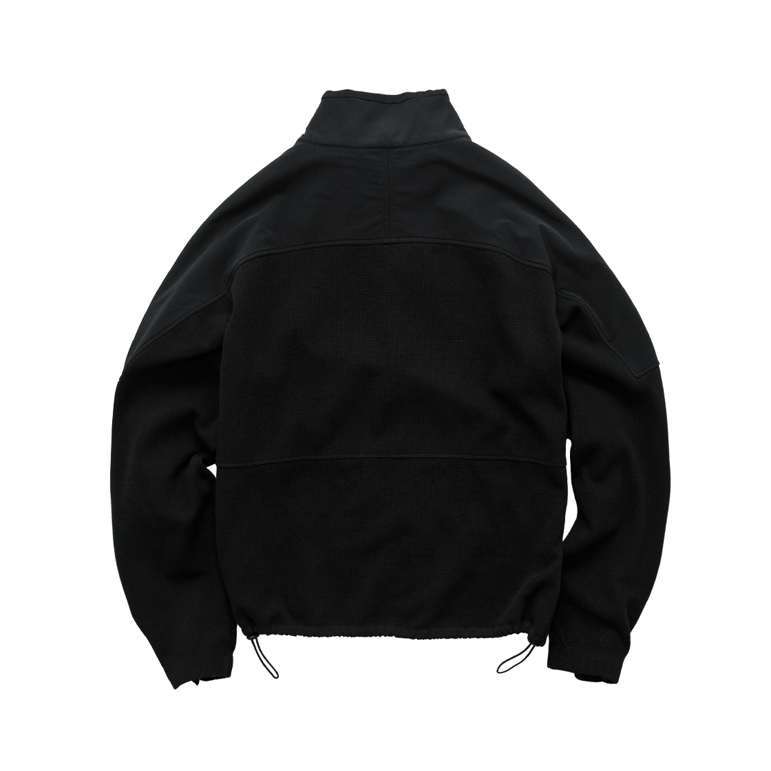 폴리테루 코만도 하프 집 스웨트 블랙(Polyteru Commando Half Zip Sweat Black) - 2