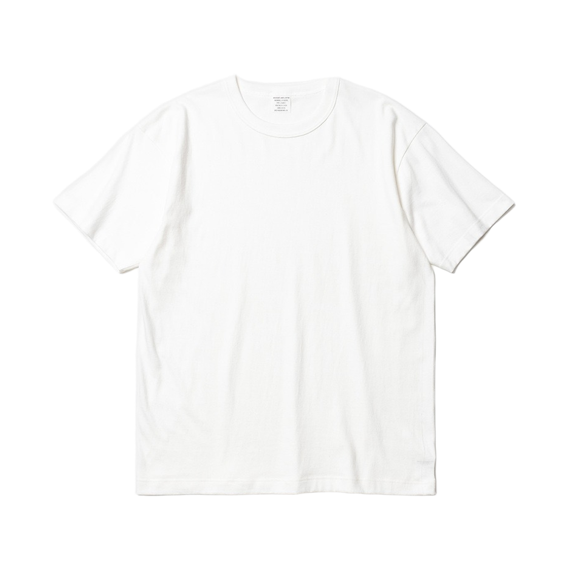 버즈 릭슨 거버먼트 이슈 패키지 티셔츠 화이트(Buzz Rickson's Government Issue Package T-Shirt White)