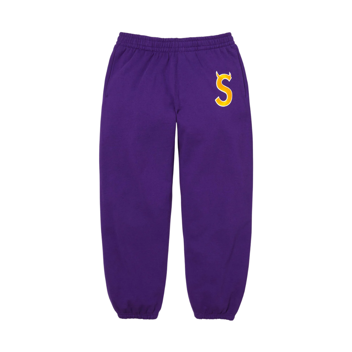 - Supreme Devil S Logo Sweatpant Purple - 26SS