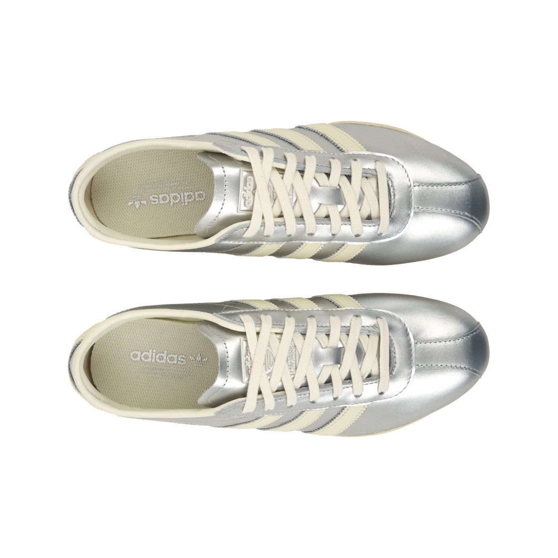 (W) 아디다스 도쿄 실버 메탈릭 크림 화이트((W) Adidas Tokyo Silver Metallic Cream White) - 5