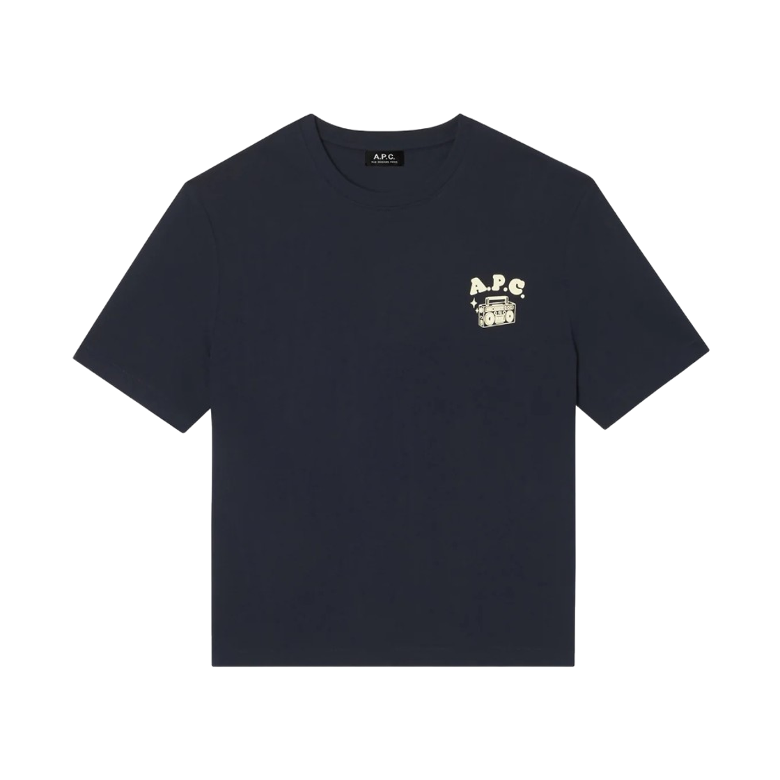 아페쎄 박시 디스코 티셔츠 다크 네이비(A.P.C. Boxy Disco T-Shirt Dark Navy) - 2