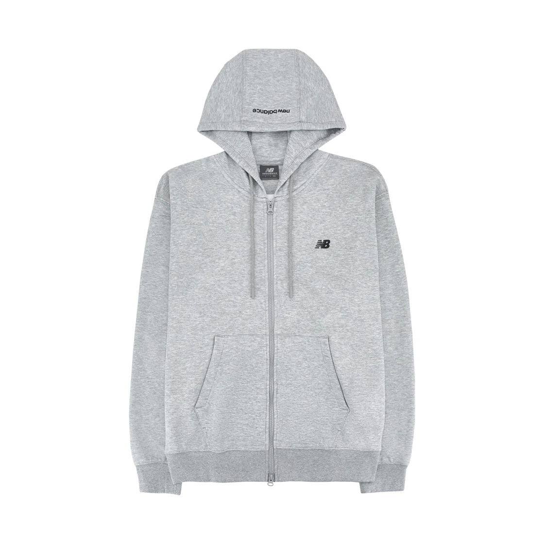 New Balance New Balance Essential Classic Zip Up Hoodie Melange Grey · XL