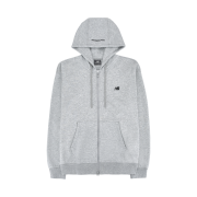 New Balance Essential Classic Zip Up Hoodie Melange Grey