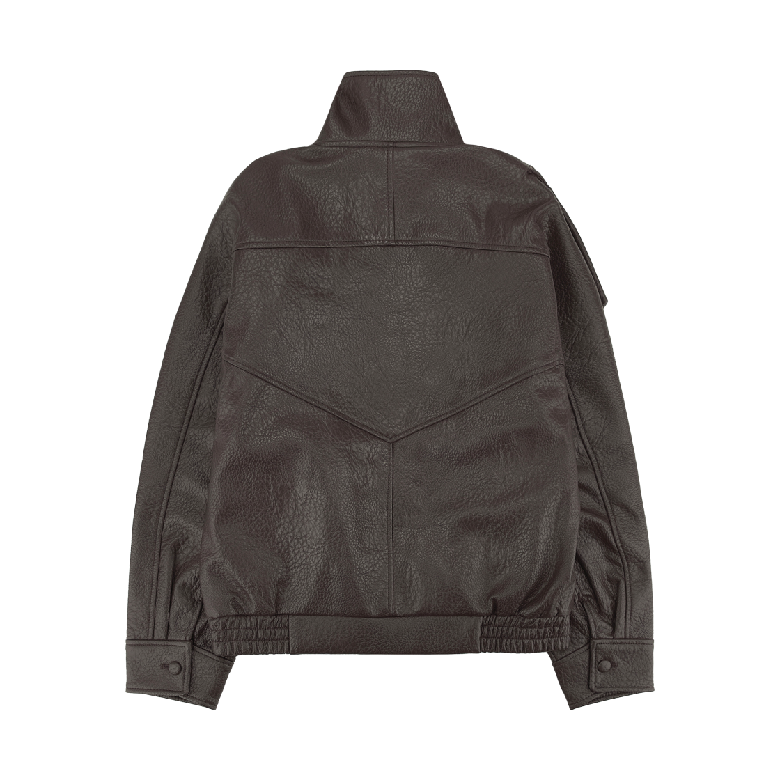 (W) 자라 포우 레더 자켓 브라운((W) Zara Faux Leather Jacket Brown) - 2