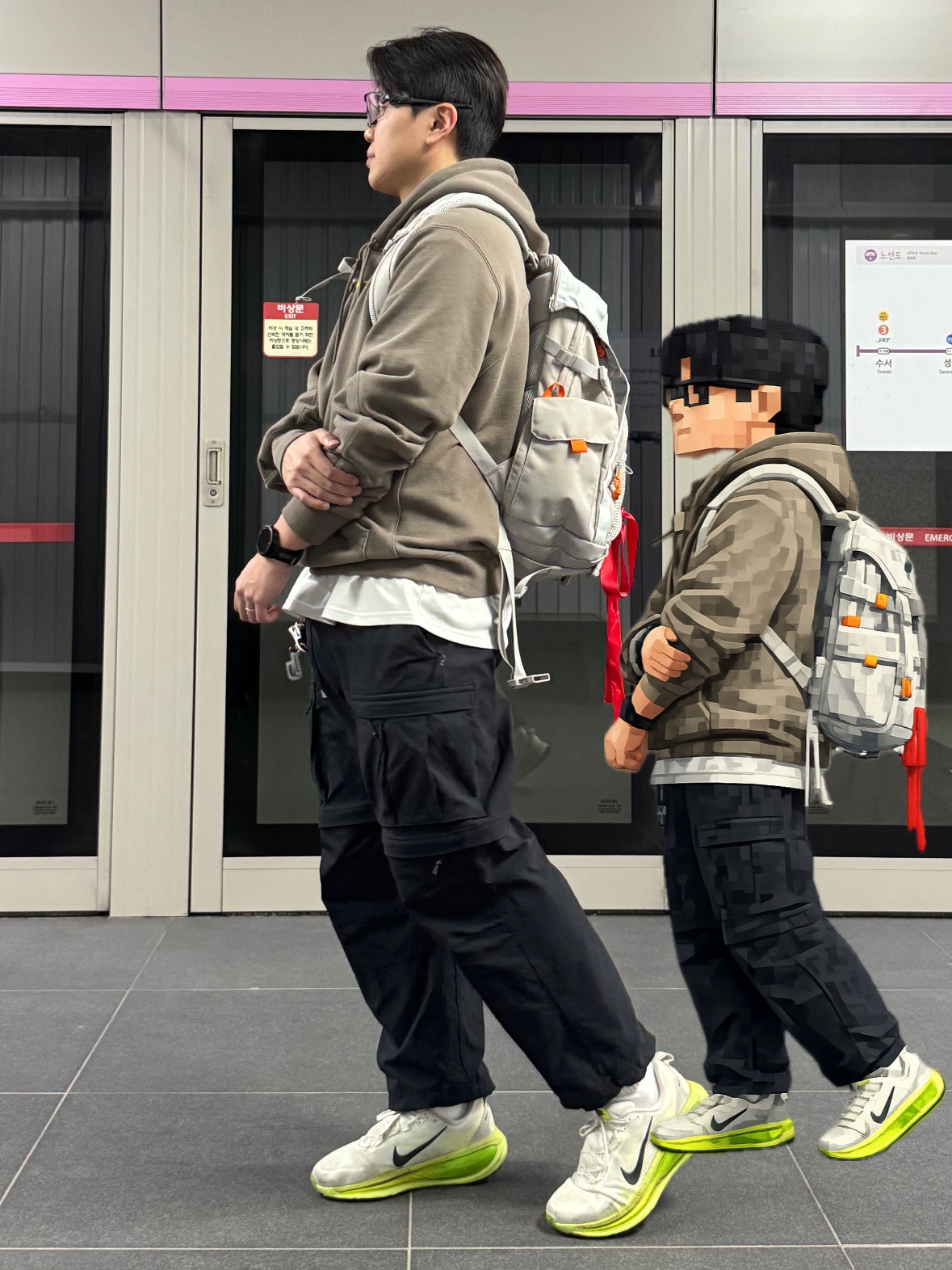 Nike Vomero 18 White Electric Green, Nike ACG Smith Summit Cargo Pants Black Anthracite - Asia 착용 스타일