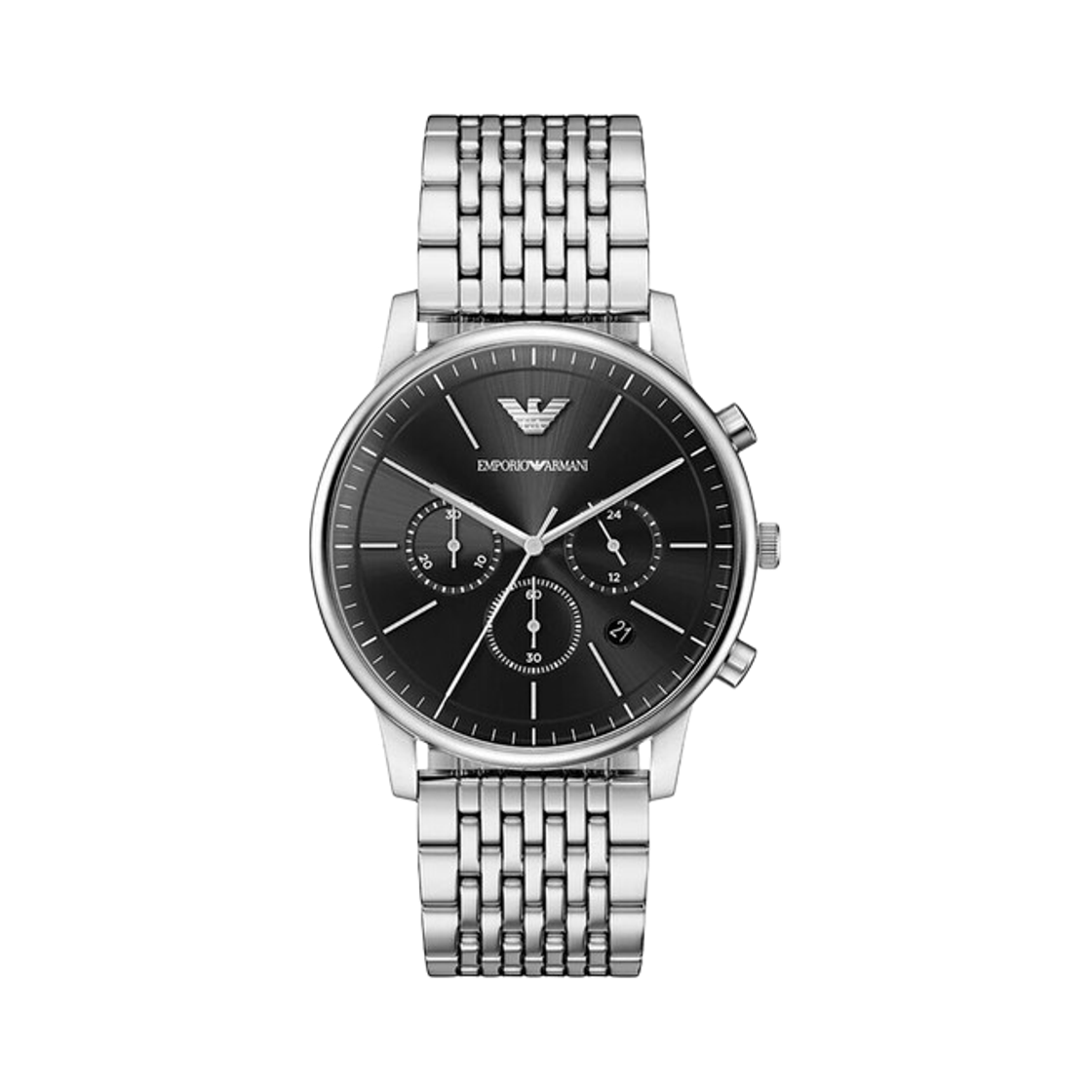 AR11772 Emporio Armani Quartz Chronograph 42mm Stainless Steel Silver Black