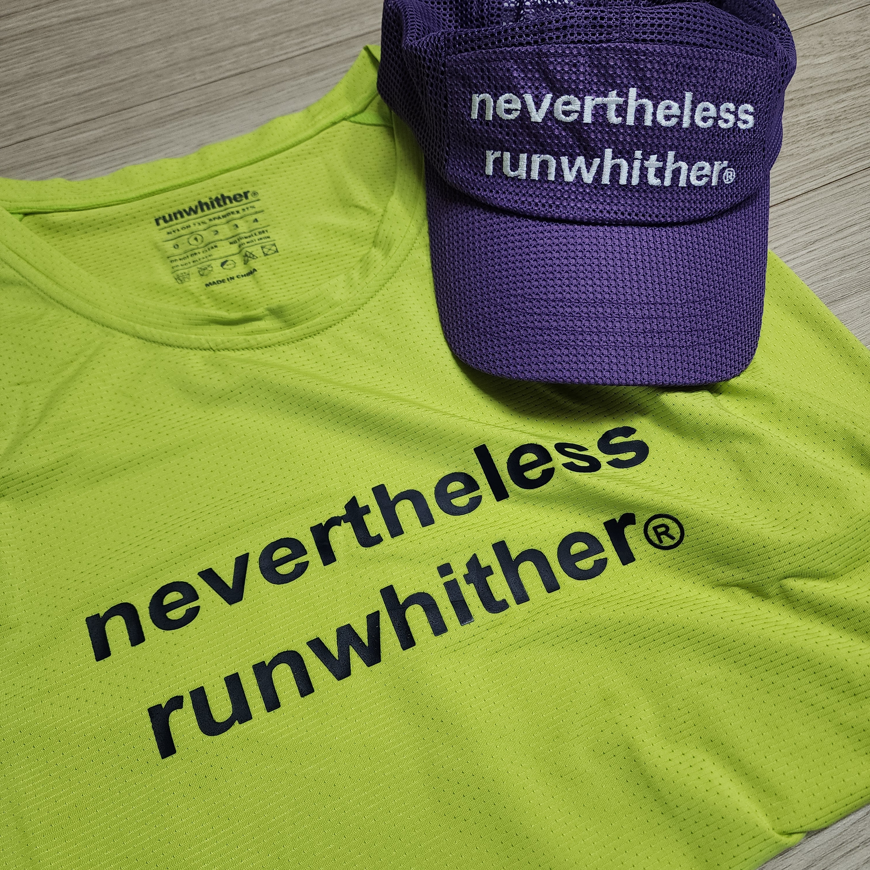 [KREAM 단독] runwhither Racing Singlet Lime 착용 스타일 - 2