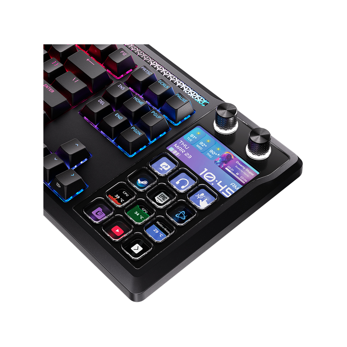 커세어 갤리온 100 SD 핫스왑 스트림덱 LCD 게이밍 기계식 키보드(Corsair GALLEON 100 SD Stream Deck) - 3