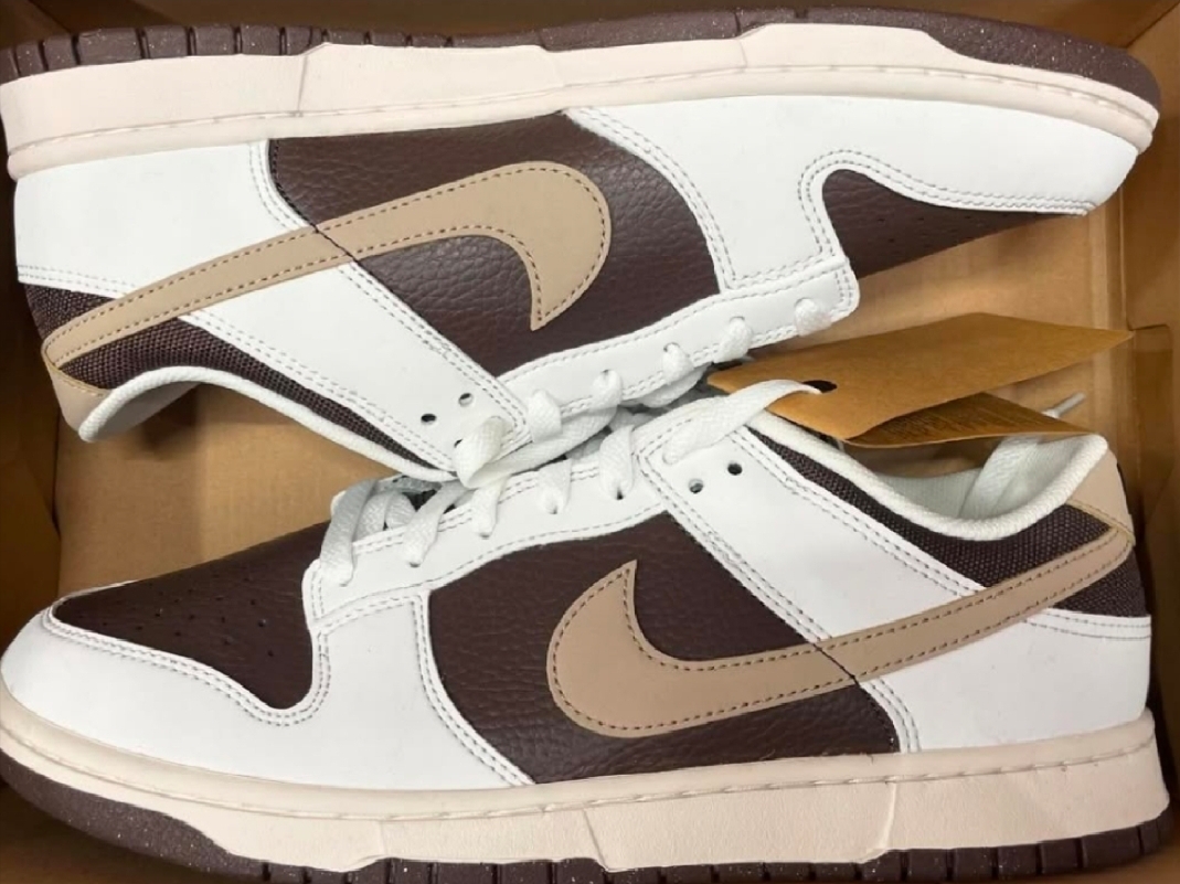 Nike Dunk Low Retro Next Nature Baroque Brown White 착용 스타일