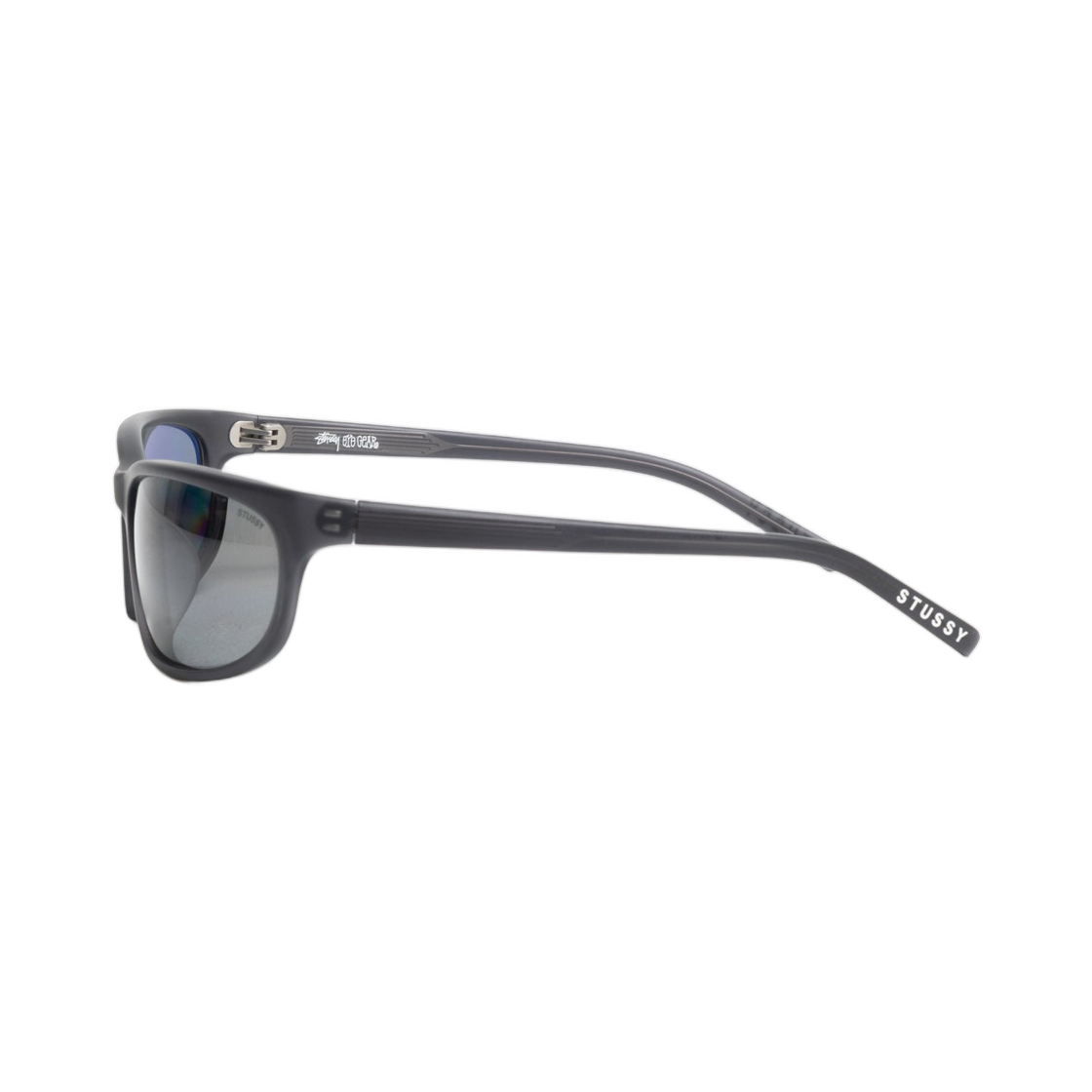 스투시 줄리안 선글라스 프로스트 블랙 폴러라이즈드 블랙 렌즈(Stussy Julian Sunglasses Frost Black Polarized Black Lens) - 2