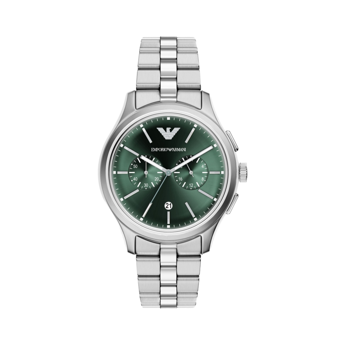 AR11746 Emporio Armani Quartz Chronograph 42mm Stainless Steel Green Silver