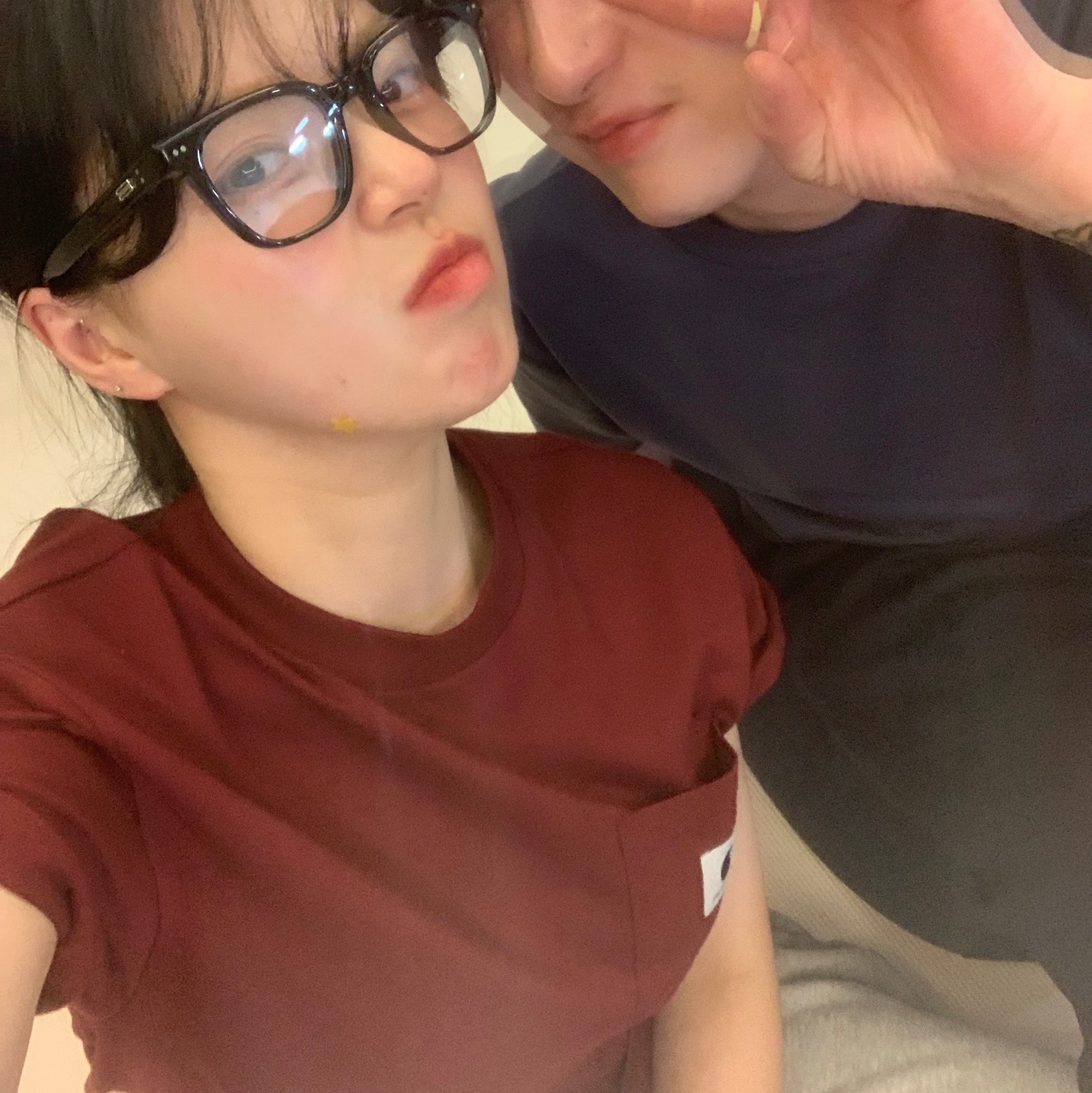 Stussy Basic Stussy Zip Hoodie Ash Heather, Carhartt WIP S/S American Script T-Shirt Rondo 착용 스타일 - 2