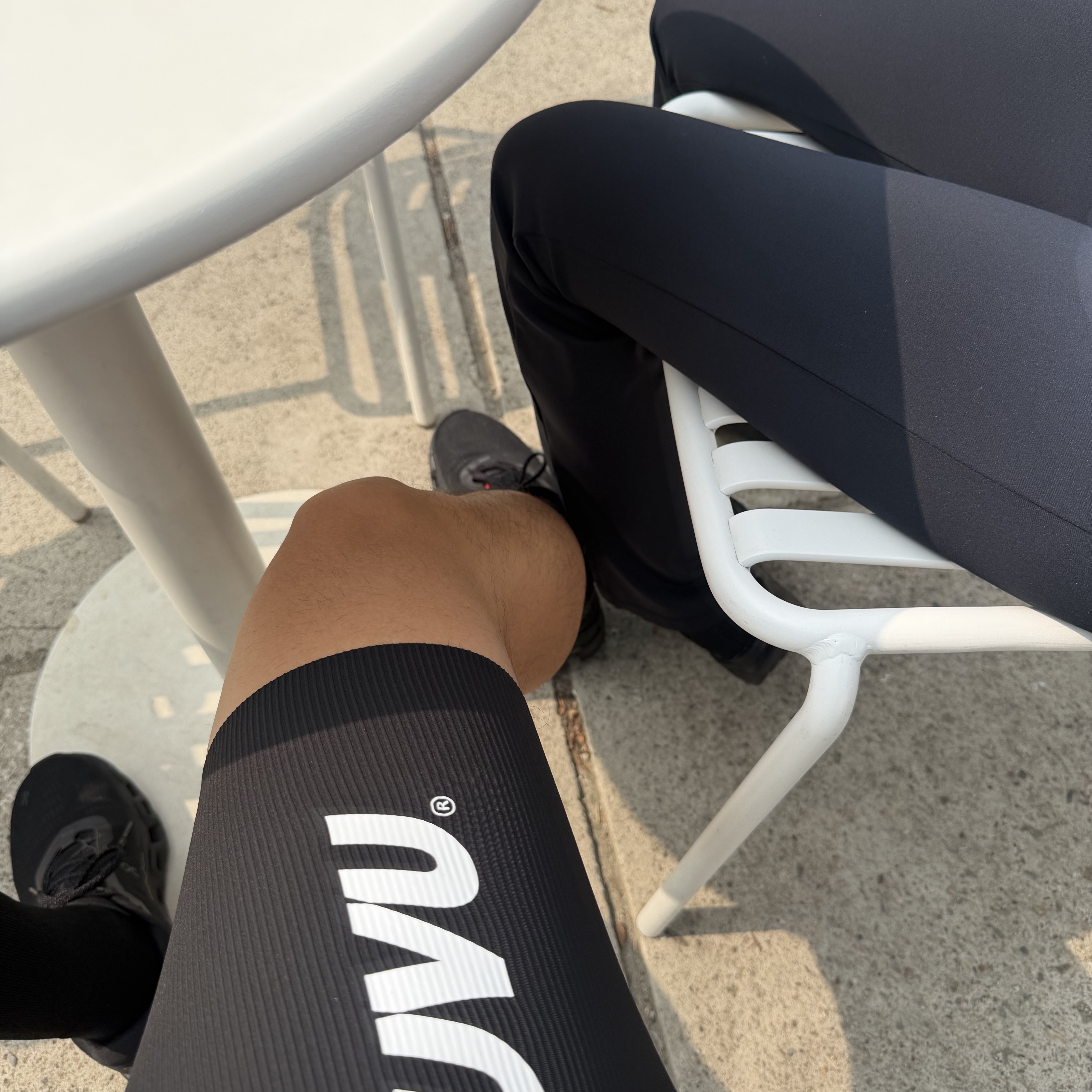 UVU Half Tight 2.0 Black, UVU Elite Running Sock Black 착용 스타일 - 2