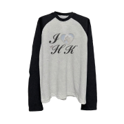 Unsteadymarket Souvenir Waffle LS Tee_Black