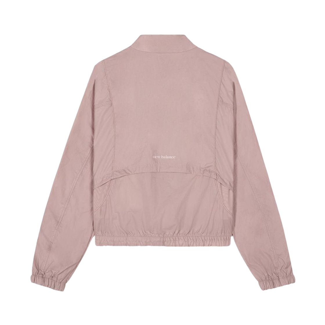 (W) 뉴발란스 에센셜 스탠드넥 우븐 자켓 글로시 핑크((W) New Balance Essential Standneck Woven Jacket Glossy Pink) - 2