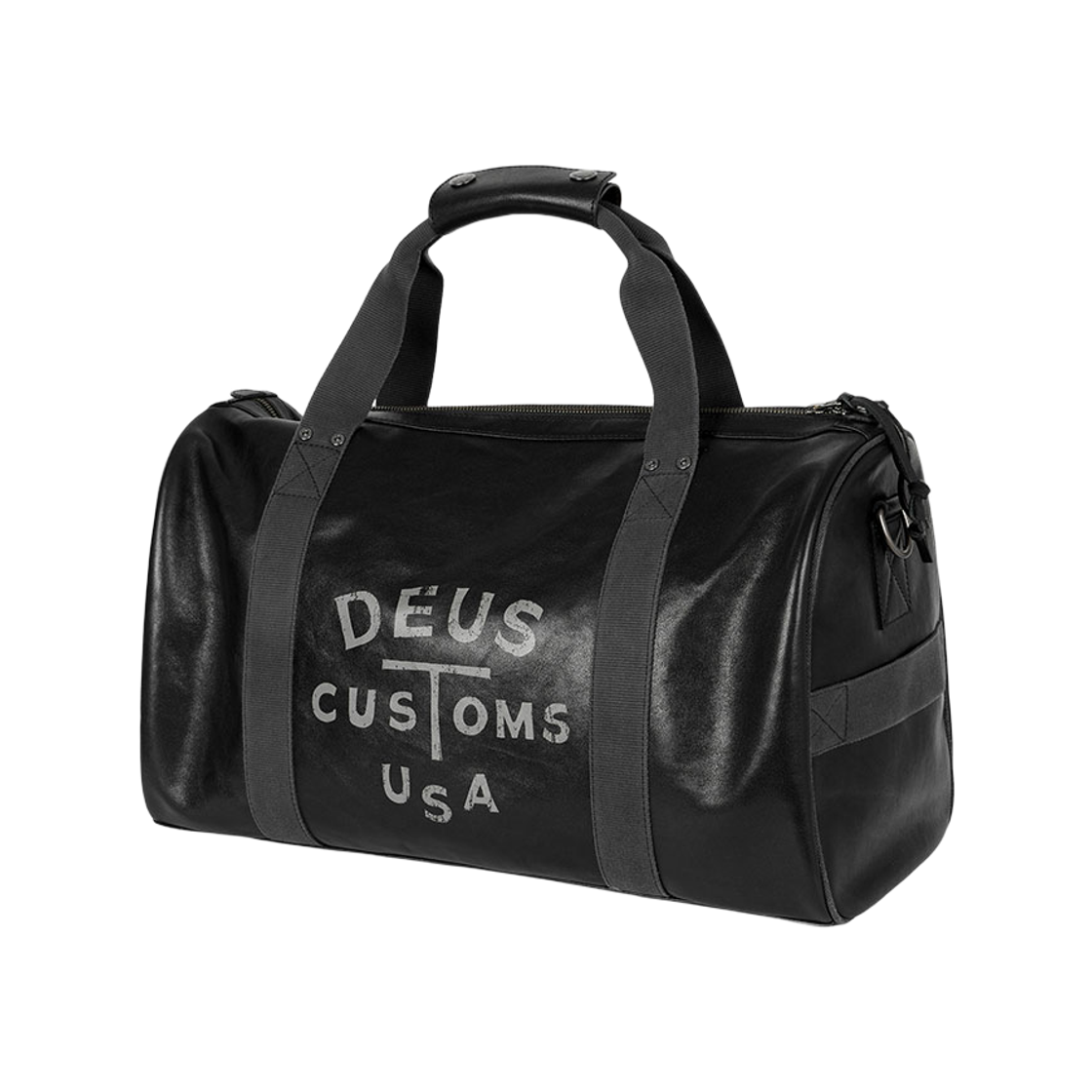 D261UBG261099 [6% 적립] Deus Ex Machina The Leather Boston Bag Black