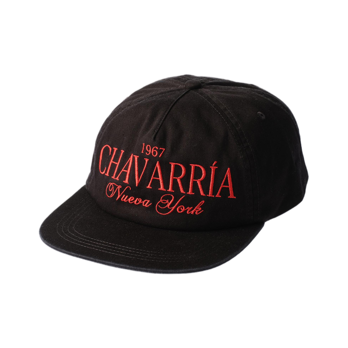 자라 x 윌리 차바리아 자수 플랫 피크 캡 블랙(Zara x Willy Chavarria Embroidered Flat Peak Cap Black)