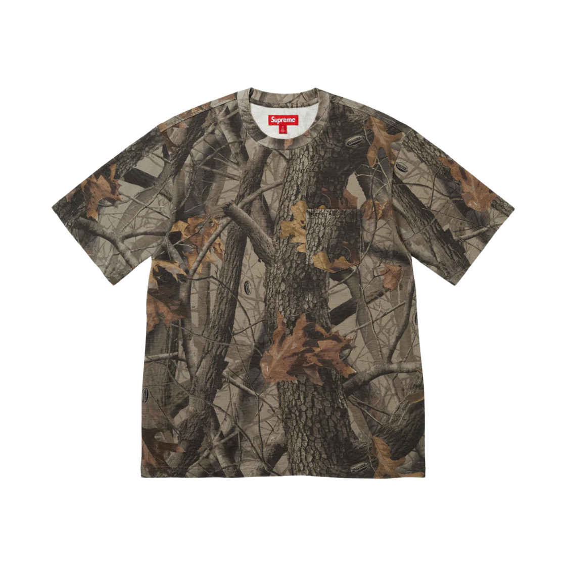 - Supreme S/S Pocket T-Shirt Realtree Hardwoods Camo - 26SS
