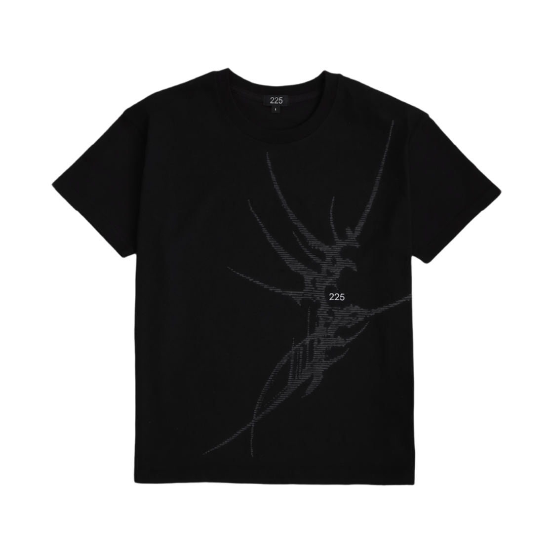 이이오 하프톤 라인 크롭 티셔츠(225 Halftone Line Crop T-Shirt)