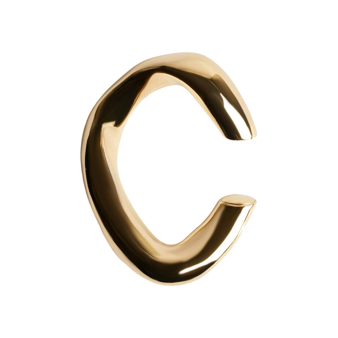 발렌시아가 에이사 커프 샤이니 골드(Balenciaga Eisa Cuff in Shiny Gold) - 2