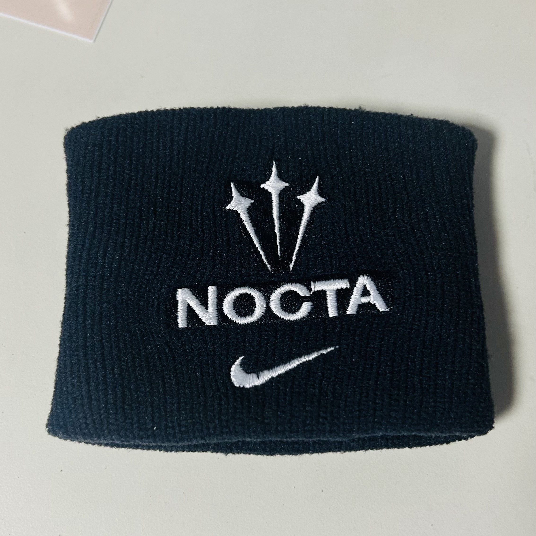 Nike x Drake Nocta Wristband Black White (2 Pack) 착용 스타일