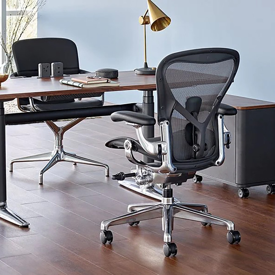 [10% 쿠폰] 허먼 밀러 뉴 에어론 체어 씨디 풀 옵션 그라파이트([10% 쿠폰] Herman Miller New Aeron Chair CD Full Option Graphite) - 4