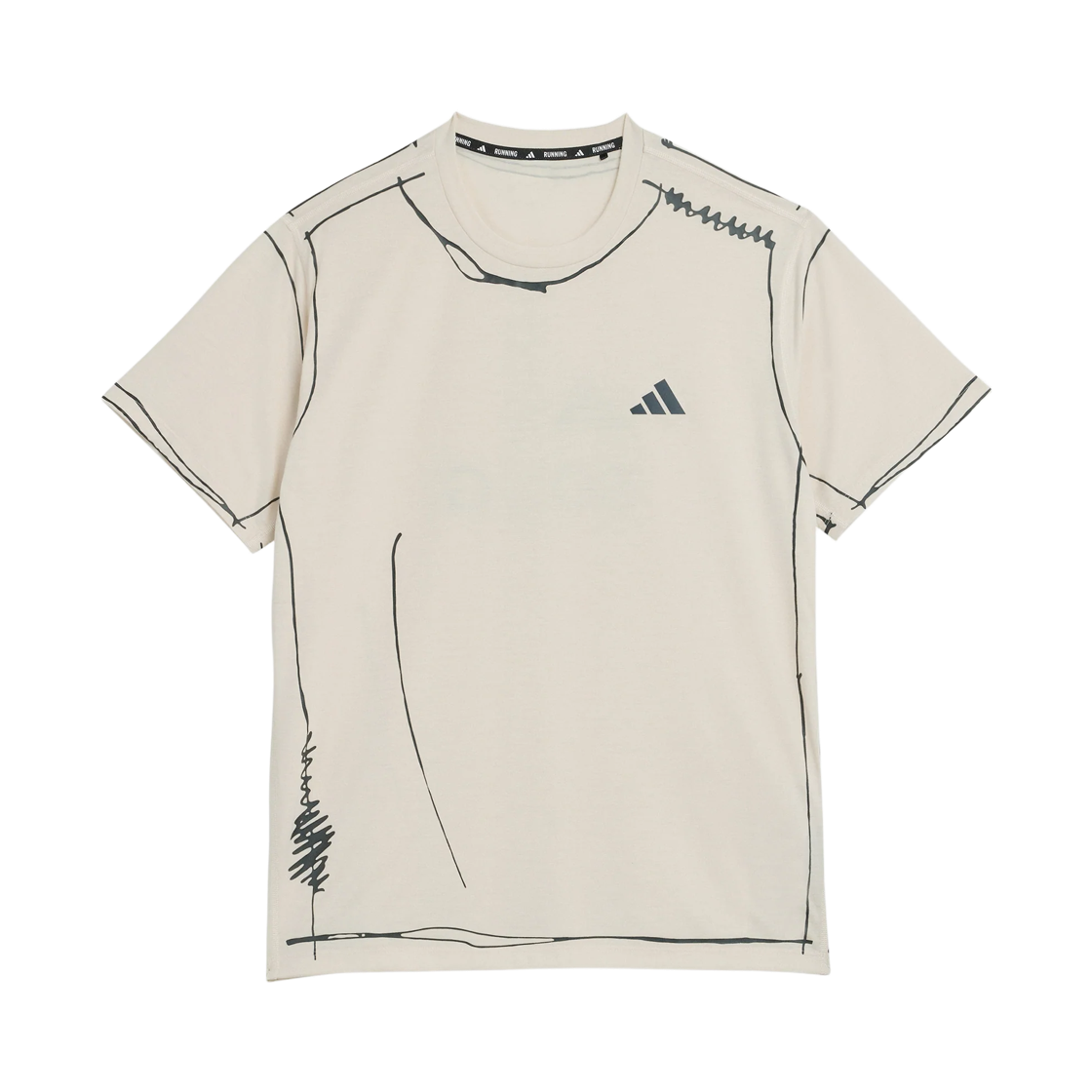 아디다스 x 송 포 더 뮤트 아디365 러닝 티셔츠 헤일로 아이보리 - KR 사이즈(Adidas x Song for the Mute Adi365 Running T-Shirt Halo Ivory - KR Sizing) - 1