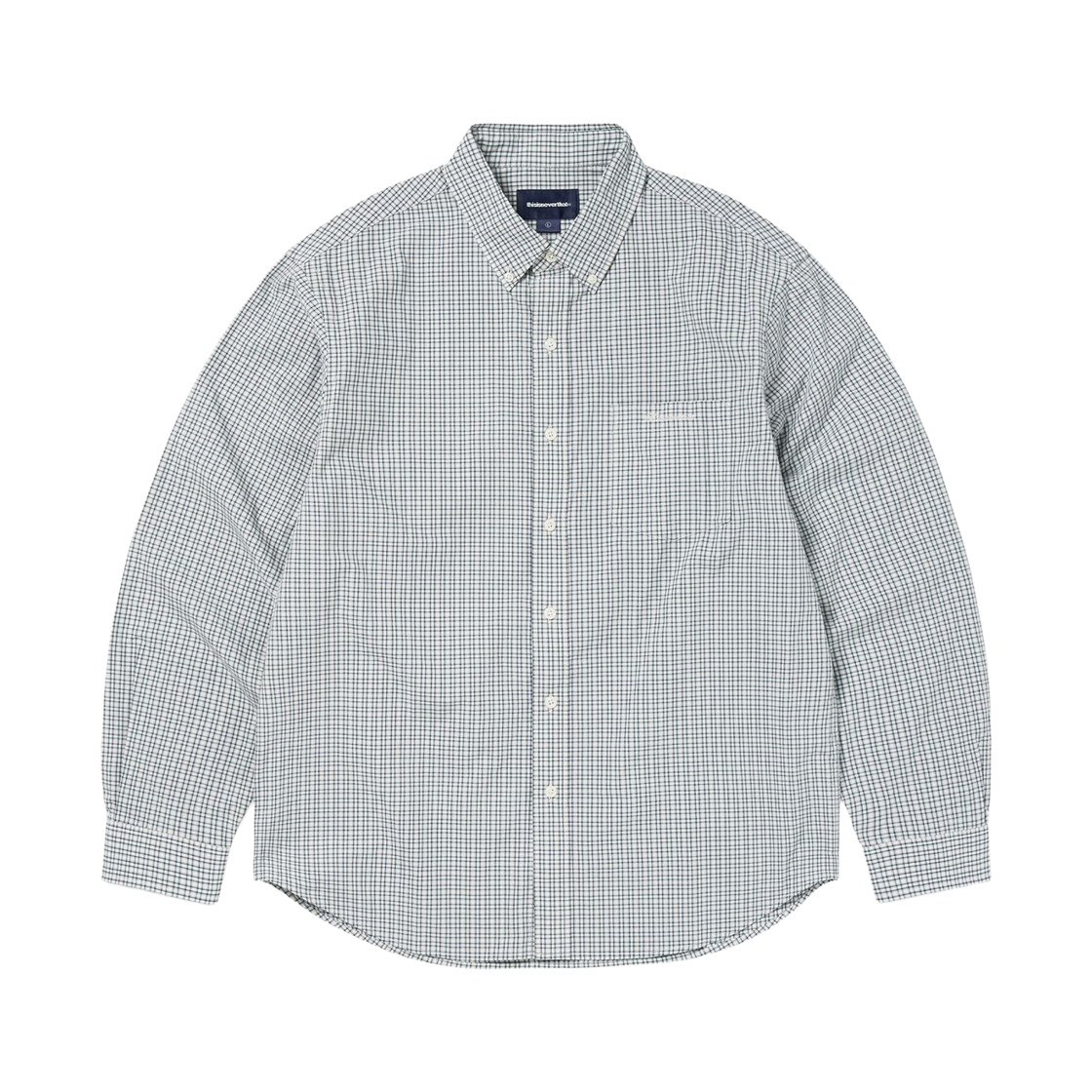 디스이즈네버댓 라이트웨이트 플레이드 셔츠 아이보리(Thisisneverthat Lightweight Plaid Shirt Ivory) - 1