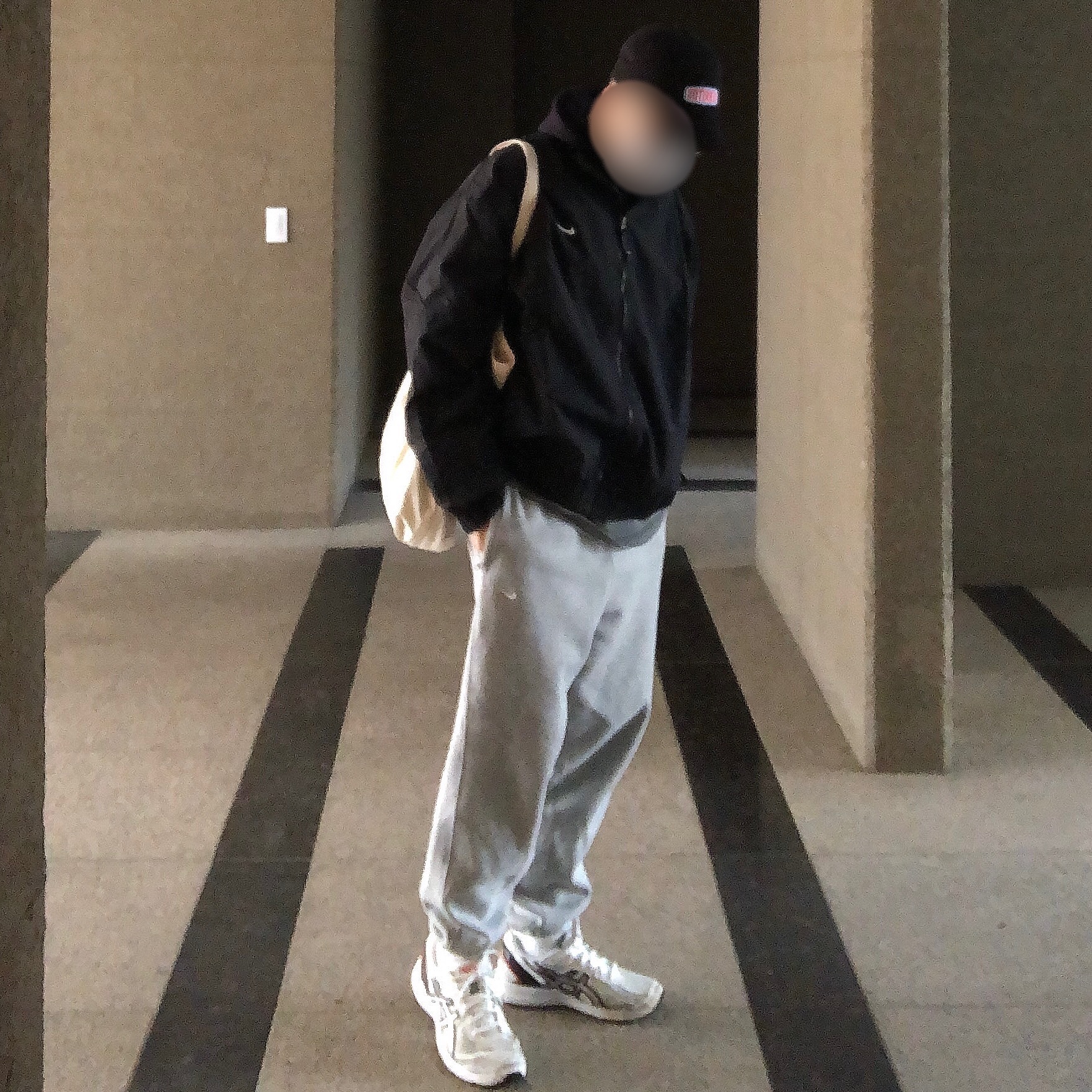 Nike NRG Solo Swoosh Fleece Pants Dark Grey Heather - Asia, Nike NRG Solo Swoosh Fleece Pants Dark Grey Heather - US/EU 착용 스타일 - 2
