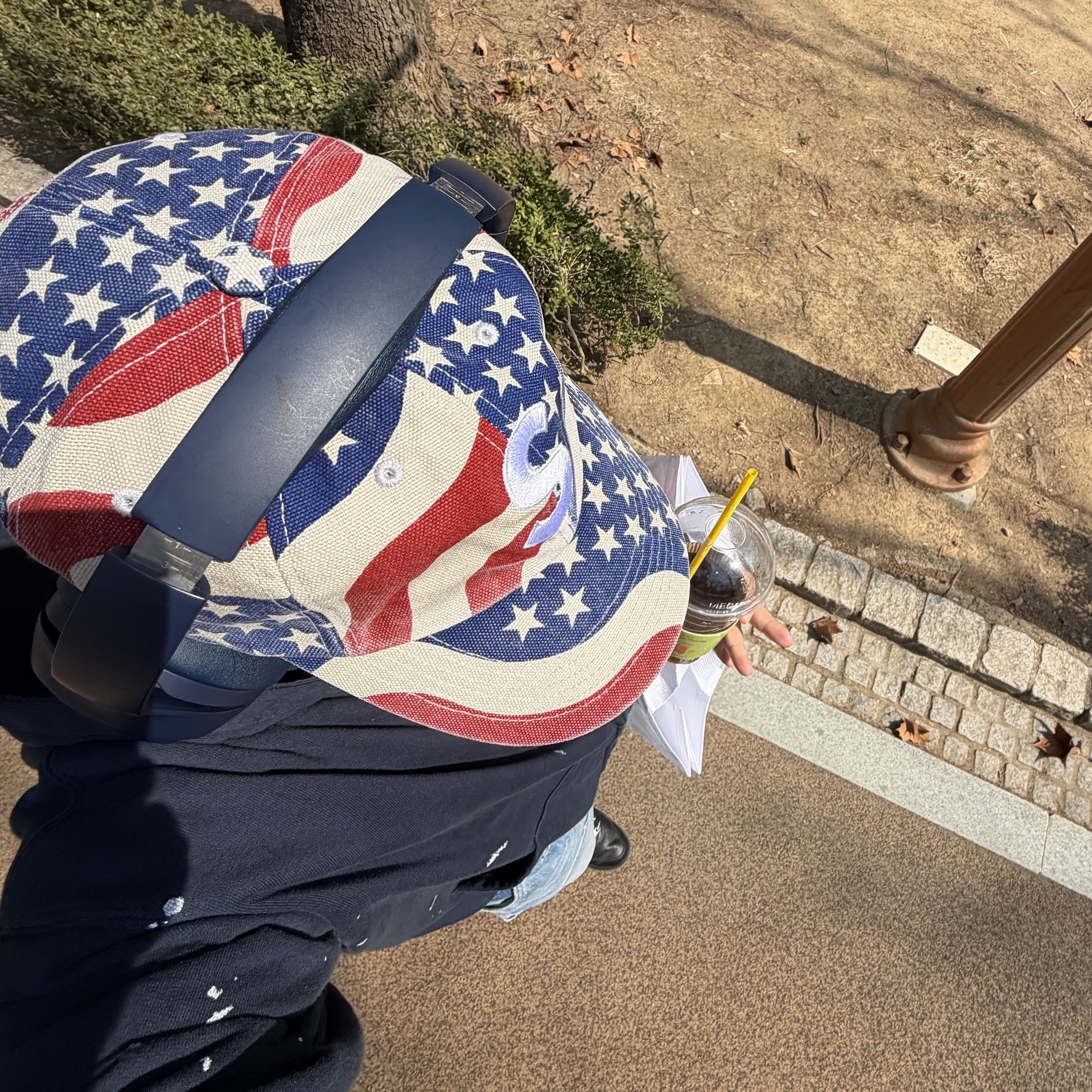 Supreme Pigment Coated S Logo 6-Panel Flag - 26SS 착용 스타일 - 1