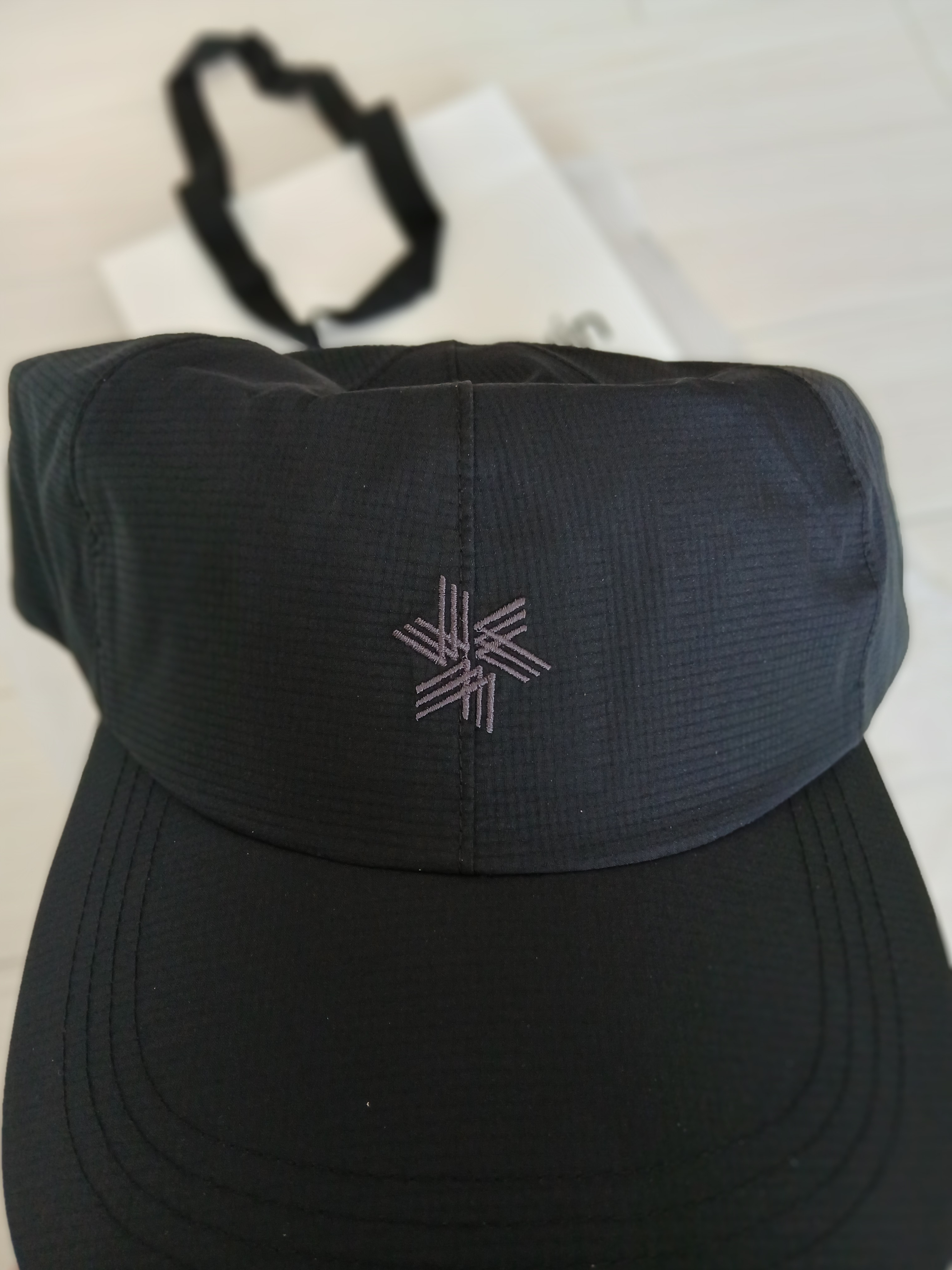 Goldwin Gore-Tex 3L Cap Black 착용 스타일 - 4