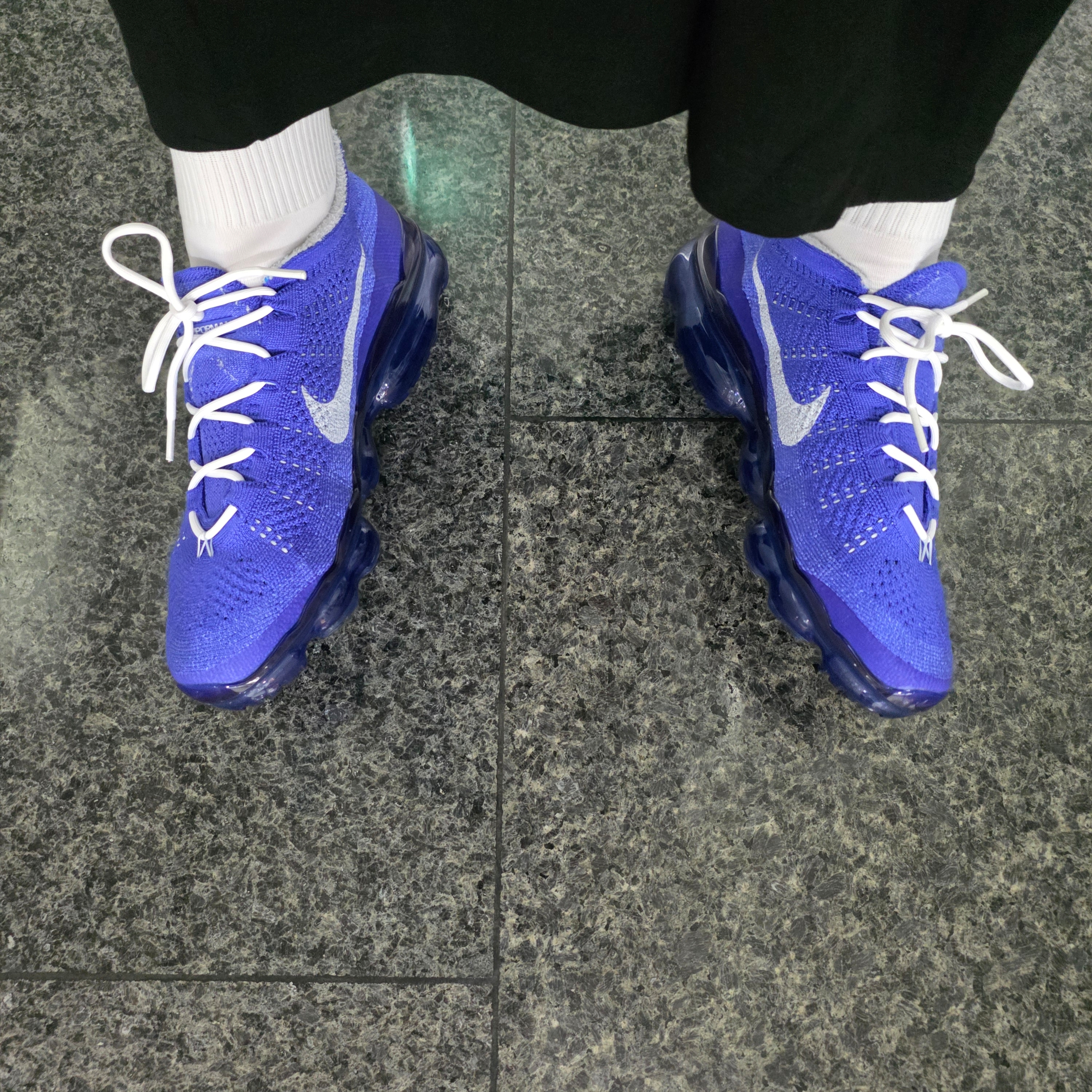 Nike Air Vapormax 2023 Flyknit Light Ultramarine Pure Platinum 착용 스타일