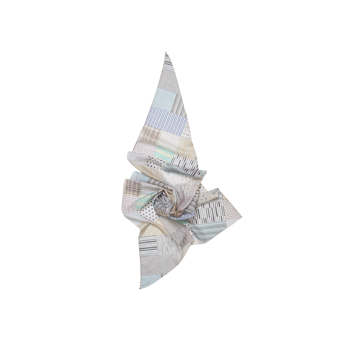 고트 그래픽 트라이앵글 스카프 베이지(GORT Graphic Triangle Scarf Beige) - 1