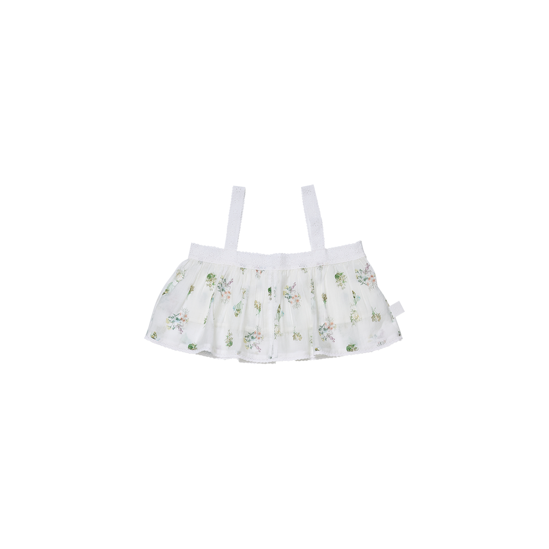 고트 텐셀 플라워 슬리브리스 아이보리((W) GORT Tencel Flower Sleeveless Ivory) - 1