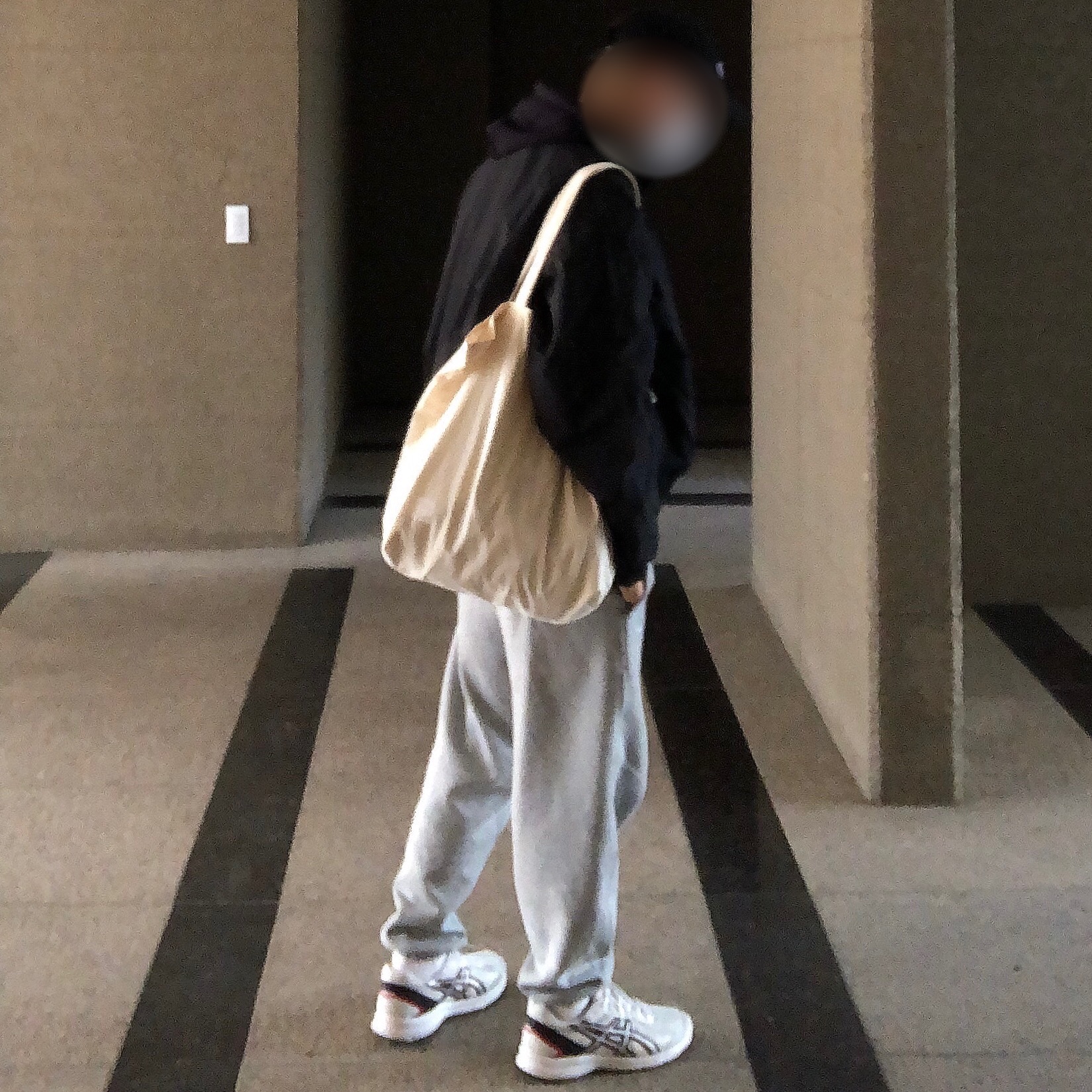 Nike NRG Solo Swoosh Fleece Pants Dark Grey Heather - Asia, Nike NRG Solo Swoosh Fleece Pants Dark Grey Heather - US/EU 착용 스타일 - 1