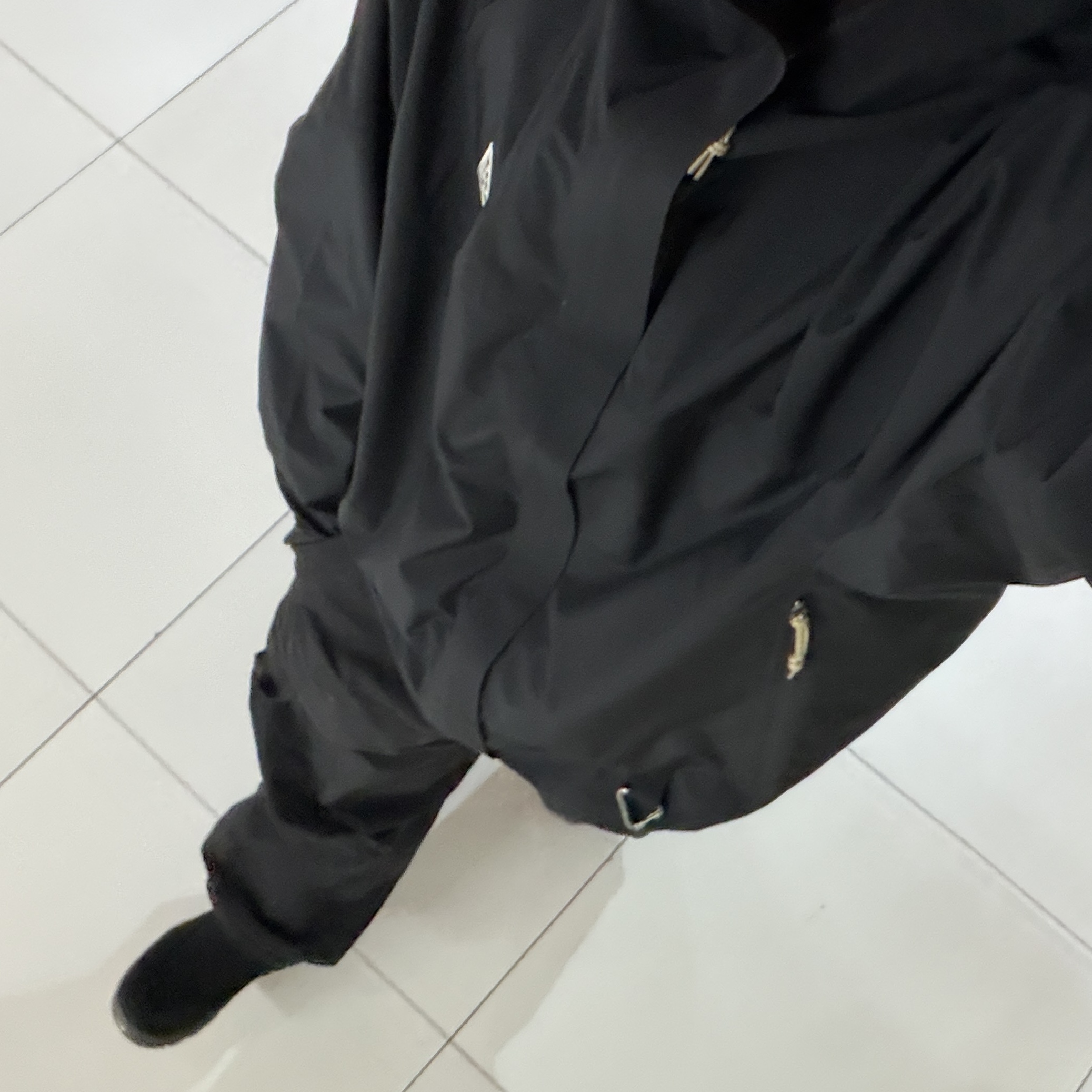 Nike ACG Rufus Black, Nike ACG Storm-Fit ADV Cascade Rains Full Zip Jacket Black - Asia 착용 스타일